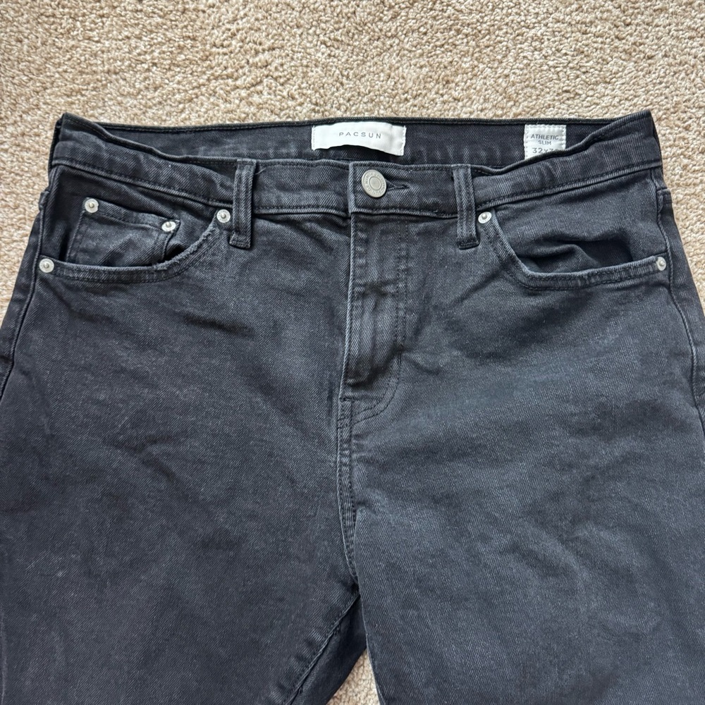 PacSun Charcoal Slim Fit Jeans - Picture 5 of 7